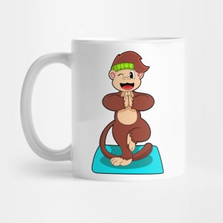Monkey at Yoga in Standing Mug